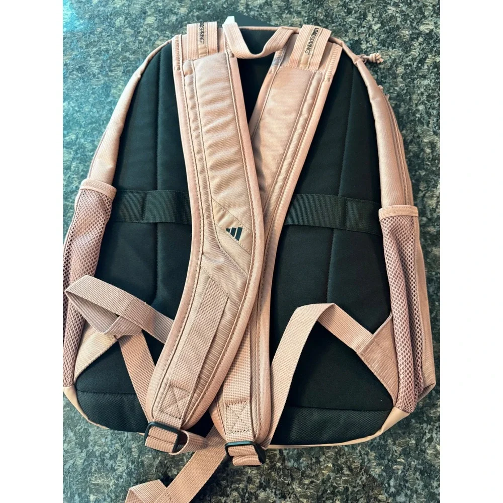 Adidas Prime 7 Backpack Warm Clay‎ Pink 16 Inch Laptop Sleeve 5159843 JK3448 NWT